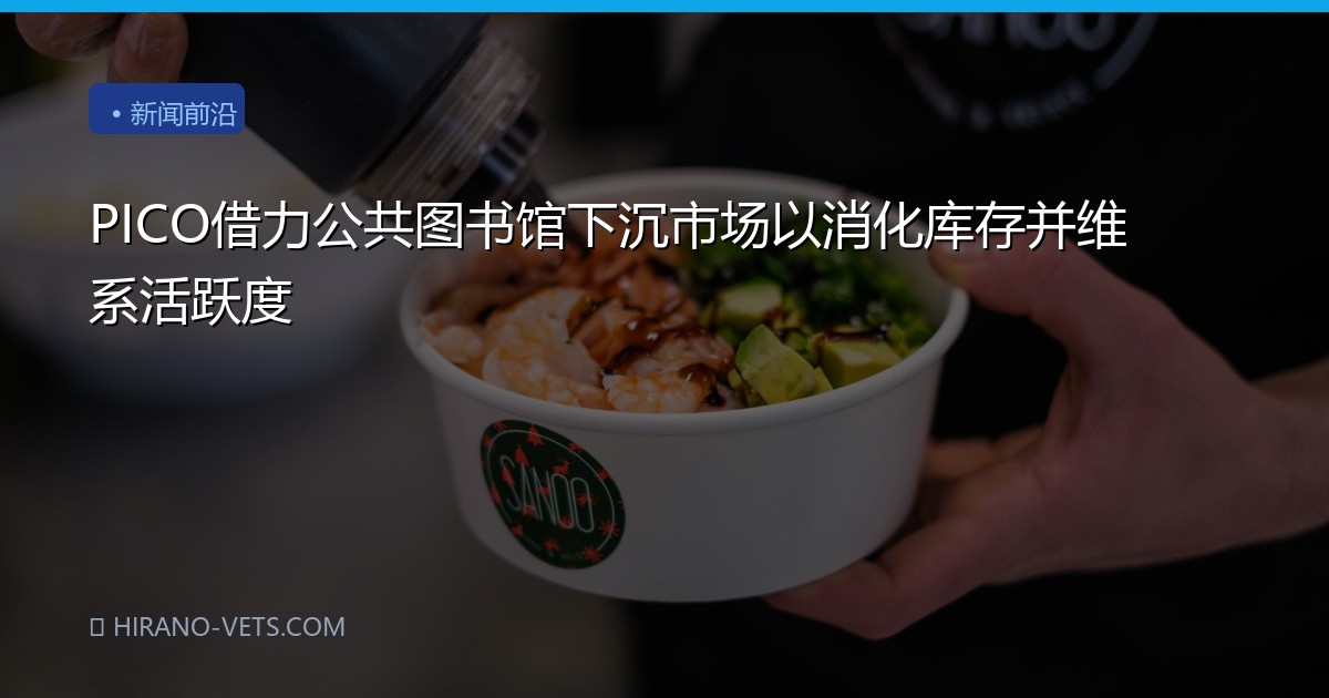 PICO借力公共图书馆下沉市场以消化库存并维系活跃度