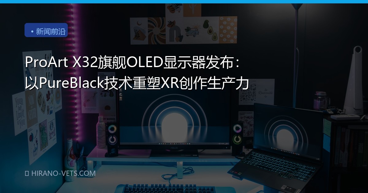 ProArt X32旗舰OLED显示器发布：以PureBlack技术重塑XR创作生产力