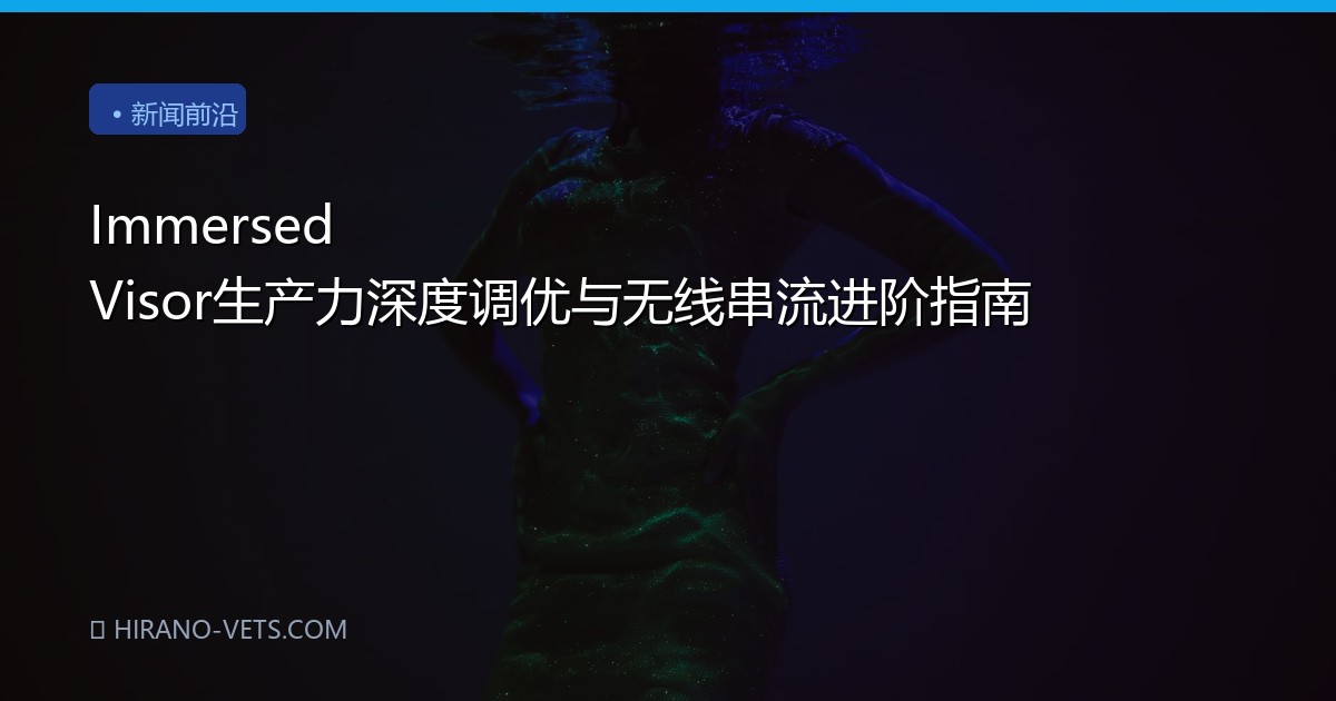 Immersed Visor生产力深度调优与无线串流进阶指南